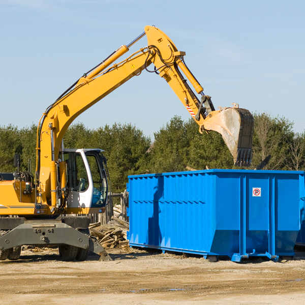 what size residential dumpster rentals are available in Smyrna Georgia